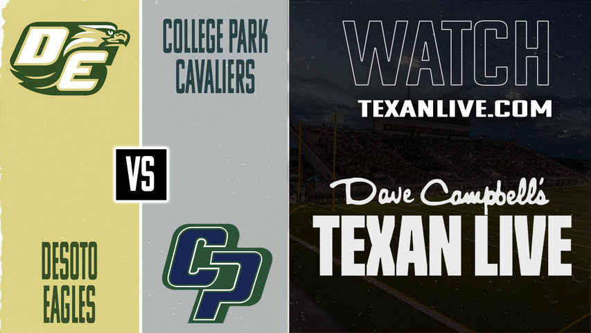 Desoto vs College Park – 3:00pm – 11/28/2025 – Football – Regional Semifinals – Playoffs – Live from Gupton Stadium