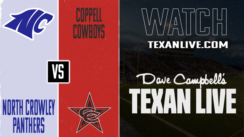 North Crowley vs Coppell – 1:00 pm – 11/29/2025 – Football – Regional Semifinals – Playoffs – Live from Midlothian ISD Stadium