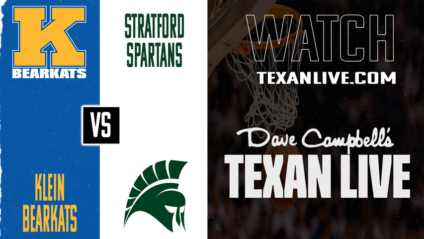 Klein vs Stratford – 7:00 PM – 12/1/2025 – Boys Basketball – Live from Stratford High School