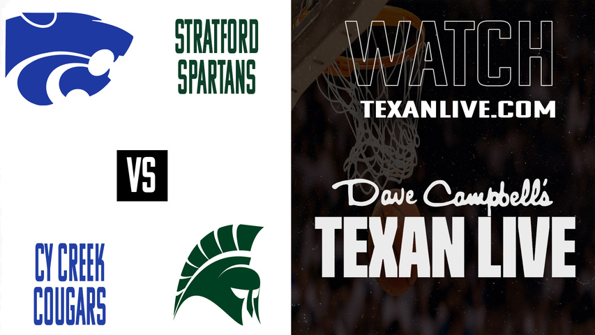Cy Creek vs Stratford – 7:00 PM – 12/9/2025 – Girls Basketball – Live from Stratford High School