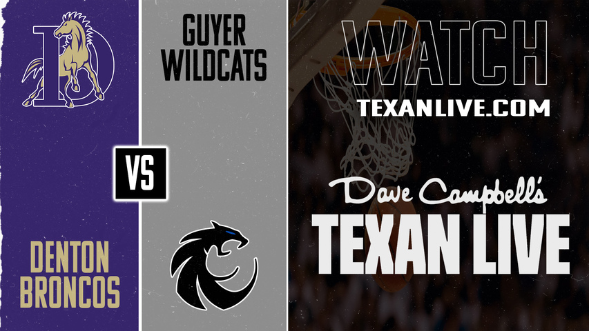 Denton vs Guyer – 6:00 PM – 12/9/2025 – Boys Basketball – Live from Guyer High School