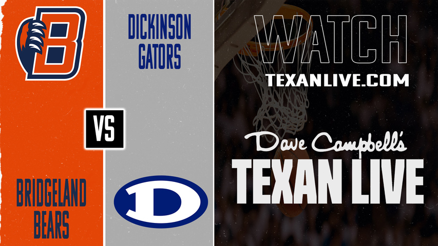 Bridgeland vs Dickinson – 6:30PM – 12/11/2025 – Boys Basketball – Live from Cy Falls High School (Gym 2) - Cy Hoops Tournament