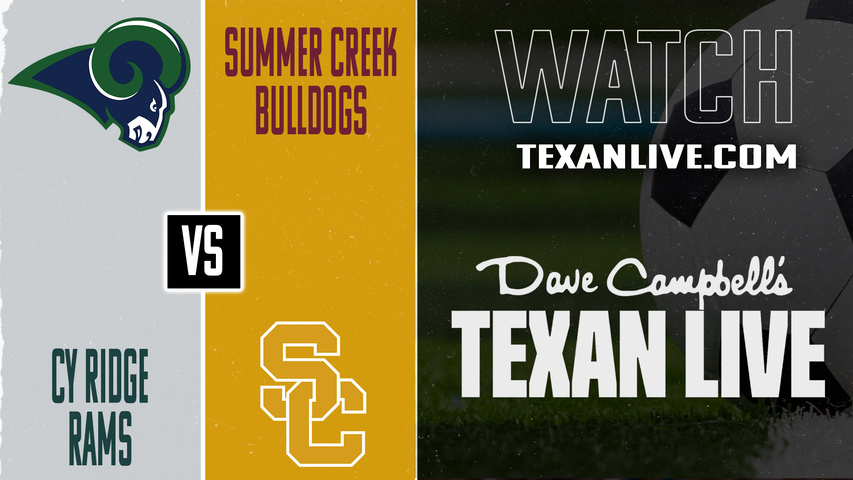 Cy Ridge vs Summer Creek – 7:30 PM – 12/16/2025 – Boys Soccer – Live from Summer Creek High School