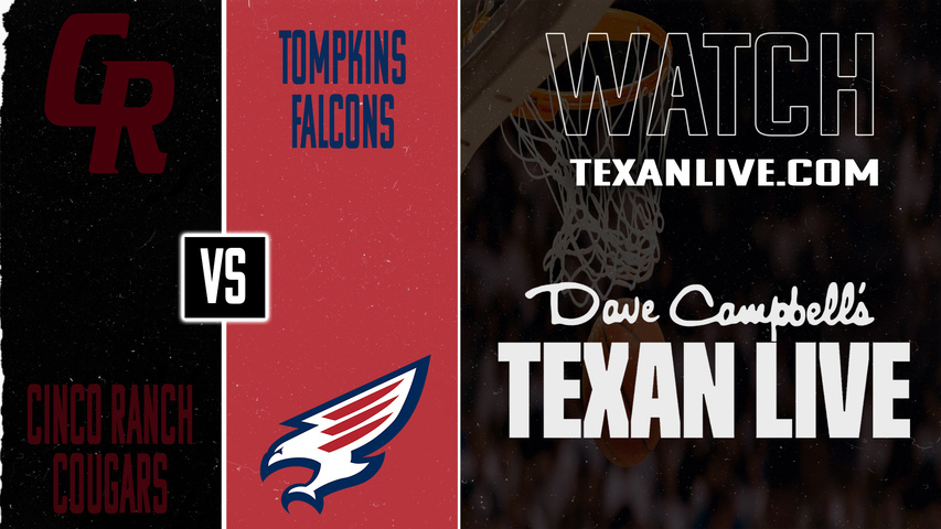Cinco Ranch vs Tompkins – 7:00 PM – 12/19/2025 – Boys Basketball – Live from Tompkins High School