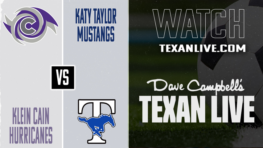 Klein Cain vs Katy Taylor – 7:15 PM – 12/19/2025 – Boys Soccer – Live from Katy Taylor High School