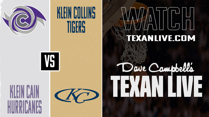 Klein Cain vs Klein Collins – 1:00 PM – 1/3/2026 – Boys Basketball – Live from Klein Collins High School