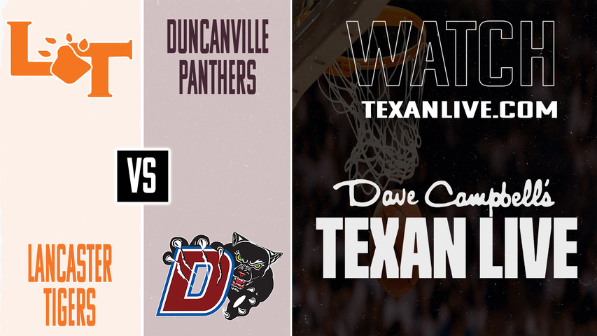 Lancaster vs Duncanville – 7:30 PM – 1/6/2026 – Boys Basketball – Live from Sandra Meadows Memorial Arena
