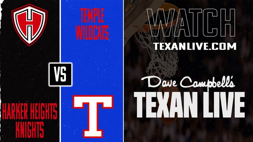Harker Heights vs Temple – 7:00 PM – 1/9/2026 – Girls Basketball – Live from Temple High School