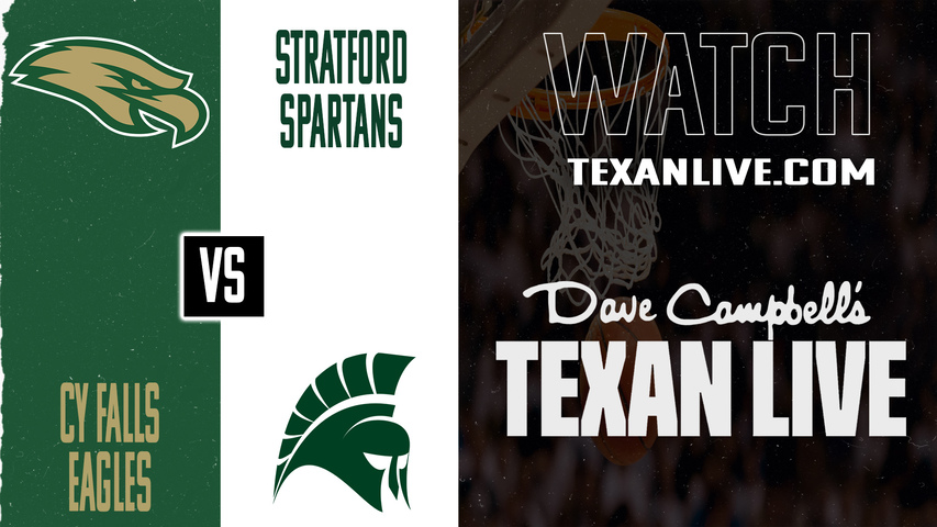 Cy Falls vs Stratford – 7:00 PM – 1/9/2026 – Boys Basketball – Live from Stratford High School