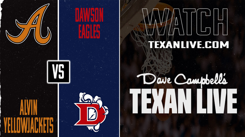 Alvin vs Dawson – 1:00 PM – 1/10/2026 – Boys Basketball – Live from Dawson High School