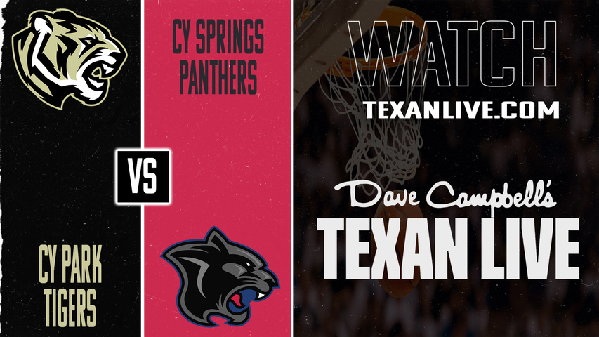 Cy Park vs Cy Springs – 1:00 PM – 1/10/2026 – Boys Basketball – Live from Cy Springs High School