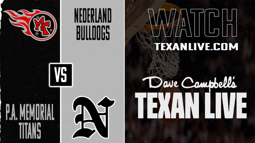 Port Arthur Memorial vs Nederland – 7:00 PM – 01/13/2026 – Boys Basketball – Live from Nederland High School