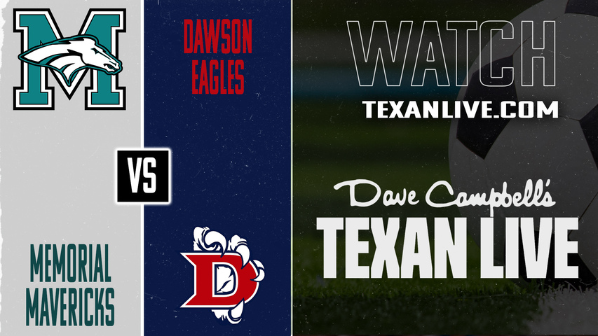 Pasadena Memorial vs Dawson – 7:30 PM – 01/13/2026 – Boys Soccer – Live from Dawson High School