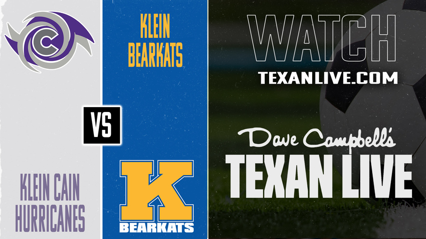 Klein Cain vs Klein – 7:30 PM – 01/13/2026 – Boys Soccer – Live from Klein High School