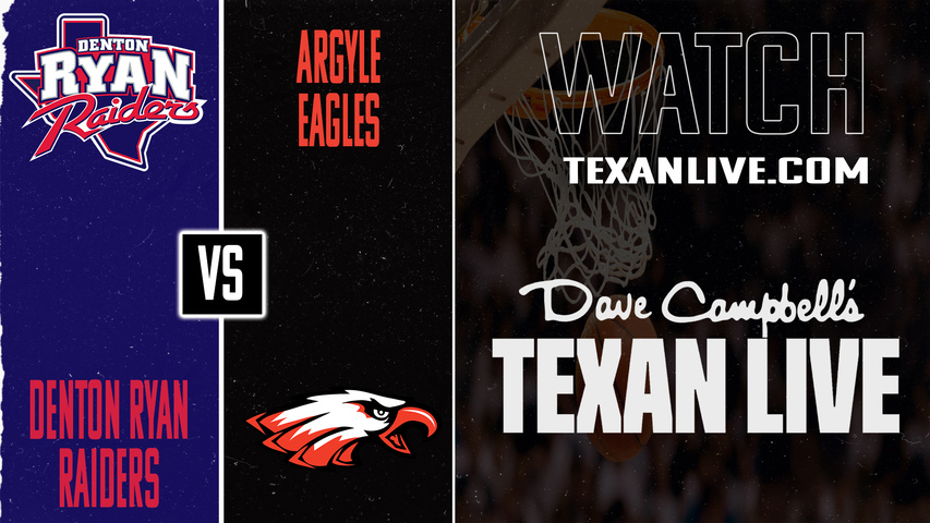 Ryan vs Argyle – 5:45 PM – 01/13/2026 – Girls Basketball – Live from Argyle High School