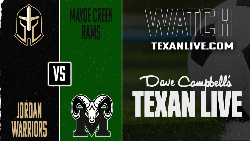 Jordan vs Mayde Creek – 7:15 PM – 01/14/2026 – Girls Soccer – Live from Mayde Creek High School