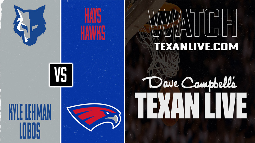 Kyle Lehman vs Buda Hays – 7:00 PM – 01/16/2026 – Boys Basketball – Live from Buda Hays High School