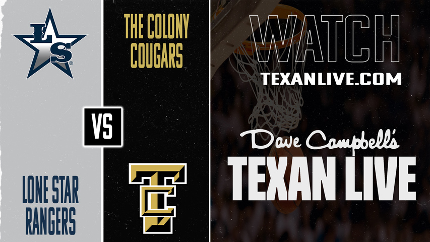 Lone Star vs The Colony – 7:15 PM – 01/16/2026 – Boys Basketball – Live from The Colony High School