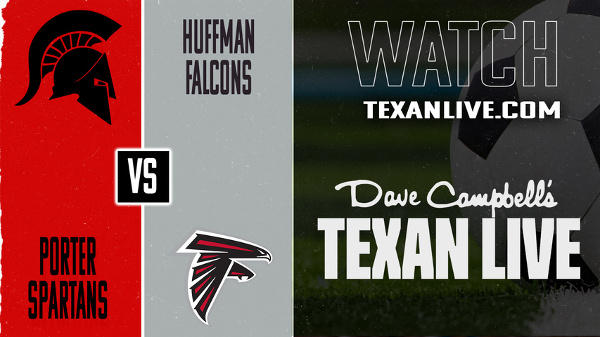 Porter vs Huffman Hargrave – 7:00 PM – 01/20/2026 – Boys Soccer – Live from Huffman High School