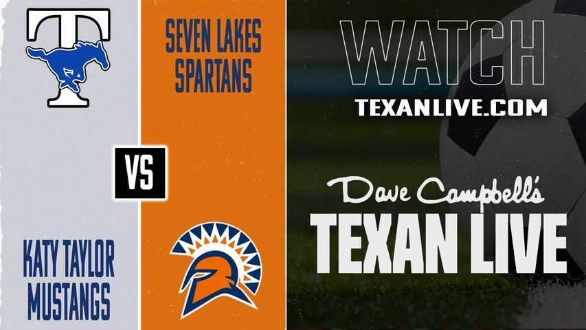 Katy Taylor vs Seven Lakes – 7:15 PM – 01/20/2026 – Boys Soccer – Live from Taylor High School