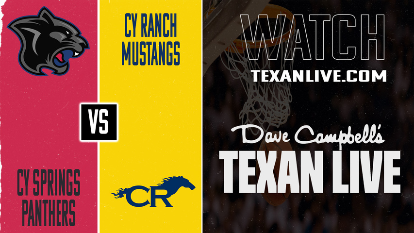 Cy Springs vs Cy Ranch – 6:30 PM – 01/21/2026 – Girls Basketball – Live from Cy Ranch High School