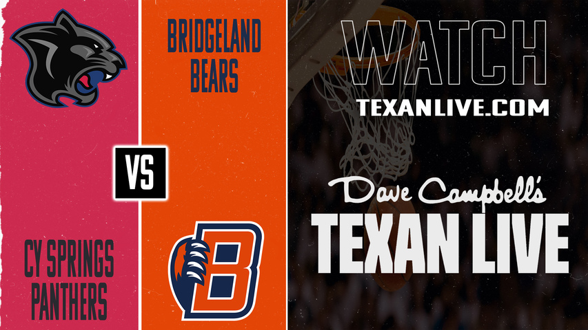 Cy Springs vs Bridgeland – 12:00 PM – 01/24/2026 – Boys Basketball – Live from Bridgeland High School