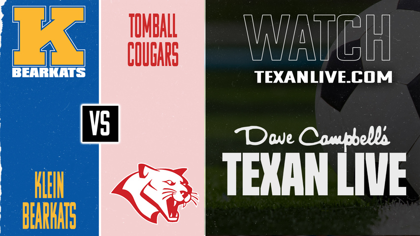 Klein vs Tomball – 10:45 AM – 01/24/2026 – Girls Soccer – Live from Tomball High School