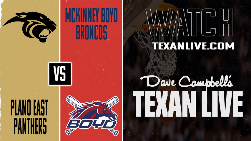Plano East vs McKinney Boyd – 7:00 PM – 01/23/2026 – Boys Basketball – Live from McKinney Boyd High School