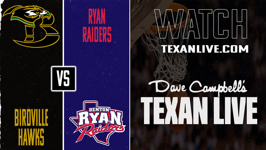 Birdville vs Ryan – 7:15 PM – 01/23/2026 – Boys Basketball – Live from Ryan High School