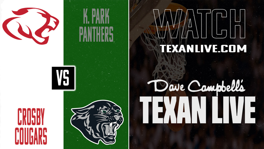 Crosby vs Kingwood Park – 7:00 PM – 01/27/2026 – Boys Basketball – Live from Kingwood Park High School