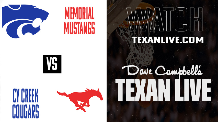 Cy Creek vs Spring Branch Memorial – 10:30 AM – 01/31/2026 – Girls Basketball – Live from Memorial High School