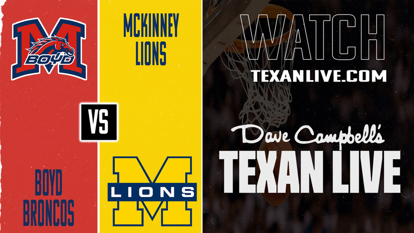 McKinney Boyd vs McKinney – 7:00 PM – 02/03/2026 – Boys Basketball – Live from McKinney High School