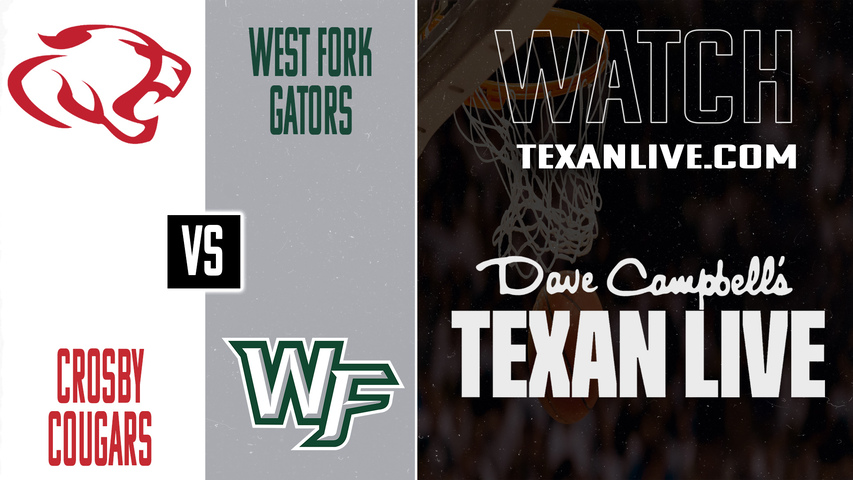 Crosby vs West Fork – 7:00 PM – 02/06/2026 – Boys Basketball – Live from West Fork High School