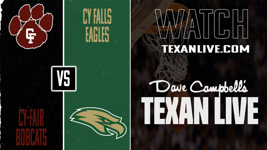 Cy Fair vs Cy Falls – 12:00 PM – 02/07/2026 – Boys Basketball – Live from Cy Falls High School