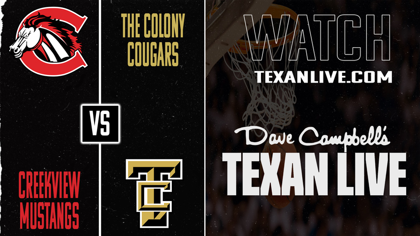Creekview vs The Colony – 7:15 PM – 02/06/2026 – Boys Basketball – Live from The Colony High School