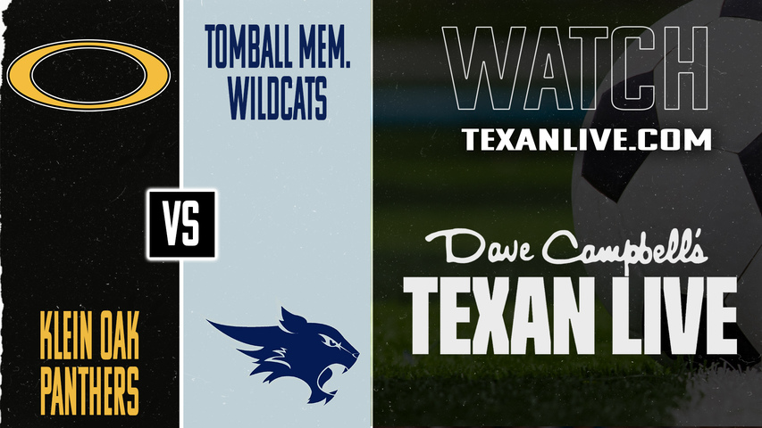 Klein Oak vs Tomball Memorial – 7:00 PM – 02/09/2026 – Girls Soccer – Live from Tomball Memorial High School