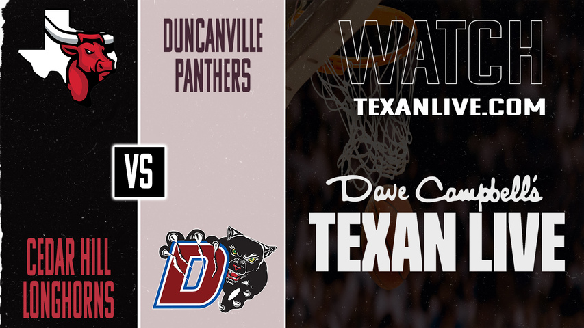 Cedar Hill vs Duncanville – 7:30 PM – 02/10/2026 – Boys Basketball – Live from Sandra Meadows Memorial Arena