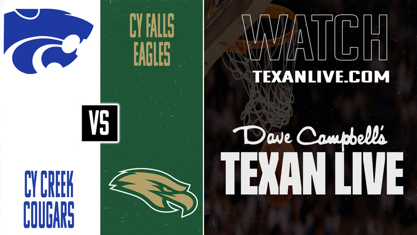 Cy Creek vs Cy Falls – 7:00 PM – 02/18/2026 – Boys Basketball – Live from Cy Falls High School