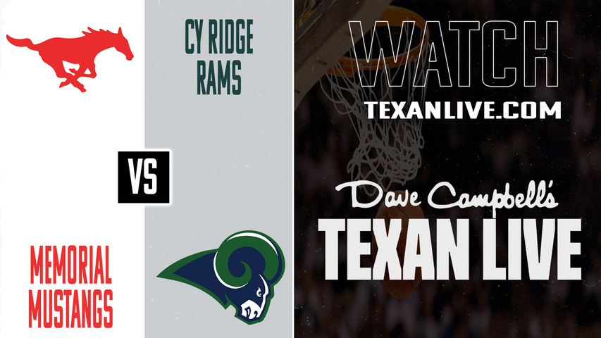 Spring Branch Memorial vs Cy Ridge – 7:00 PM – 02/18/2026 – Boys Basketball – Live from Cy Ridge High School