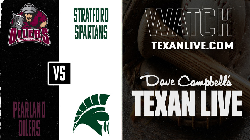 Pearland vs Stratford – 6:00 PM – 02/16/2026 – Baseball – Live from Stratford High School