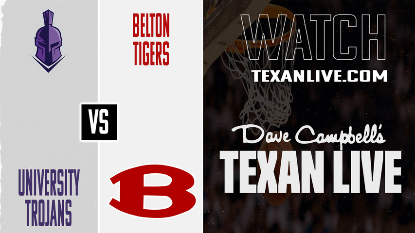 Waco University vs Belton – 6:30 PM – 02/17/2026 – Boys Basketball – Live from Belton High School