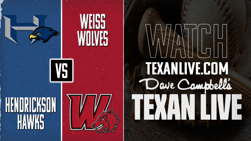 Hendrickson vs Weiss – 7:00 PM – 03/24/2026 – Baseball – Live from Weiss High School