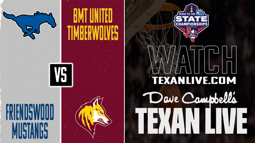 Friendswood vs Beaumont United – 7:00 PM – 02/24/2026 – Boys Basketball – Bi District Playoffs – Live from East Chambers High School