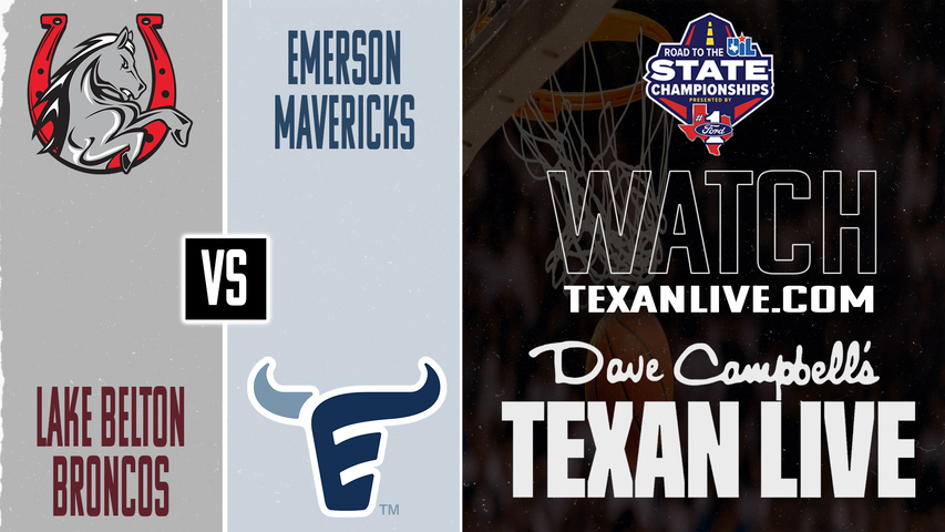 Lake Belton vs Emerson – 6:00 PM – 02/24/2026 – Girls Basketball – Regional Semi-Finals – Live from Burleson High School