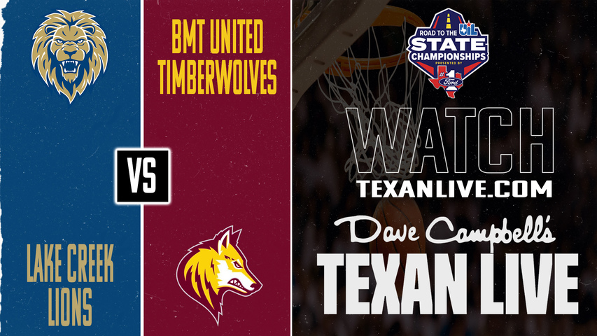 Lake Creek vs Beaumont United – 7:00 PM – 02/27/2026 – Boys Basketball – Area Round – Playoffs – Live from Goose Creek Memorial High School