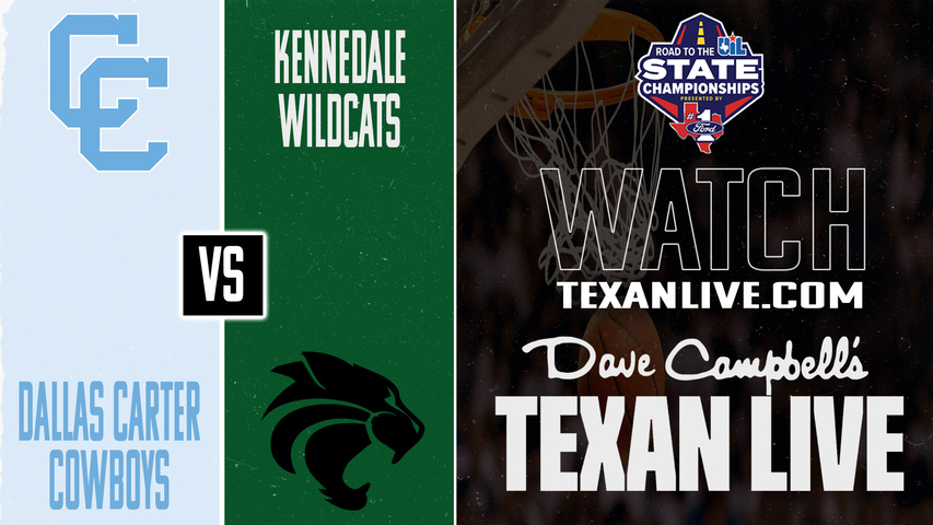 Carter vs Kennedale – 7:00 PM – 03/06/2026 – Boys Basketball – Regional Finals – Live from Midlothian High School