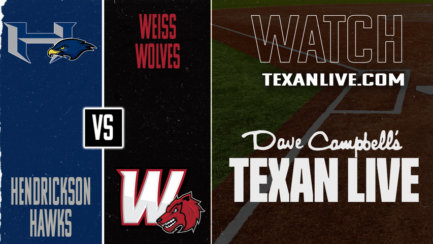 Hendrickson vs Weiss – 7:00 PM – 03/10/2026 – Softball – Live from Weiss High School