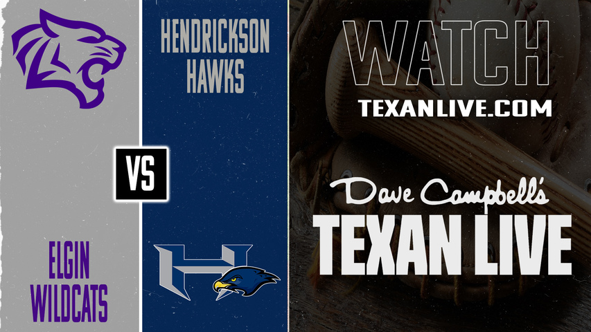 Elgin vs Hendrickson – 7:00 PM – 03/11/2026 – Baseball – Live from Hendrickson High School