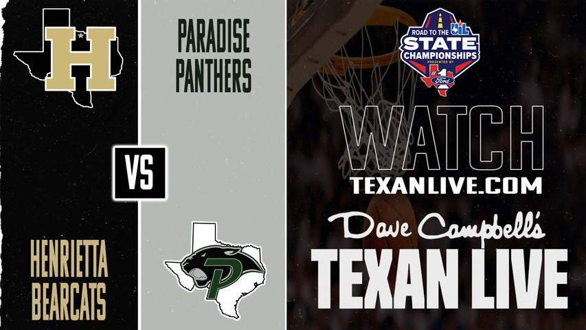 Henrietta vs Paradise – 6:30 PM – 03/10/2026 – Boys Basketball – State Semi Finals – Playoffs – Live from Denton High School