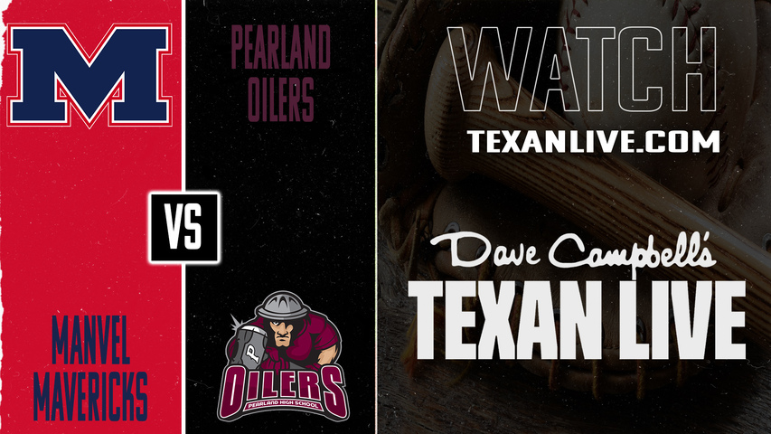 Manvel vs Pearland – 2:00 PM – 03/14/2026 – Baseball – Live from Pearland High School